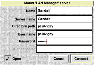 LanMan Omniclient window